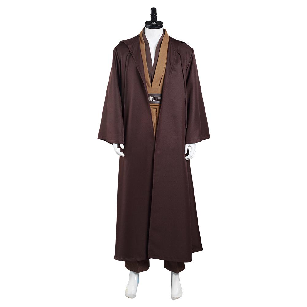 Obiwan Kenobi Jedi TUNIC Cosplay Costume Brown Version