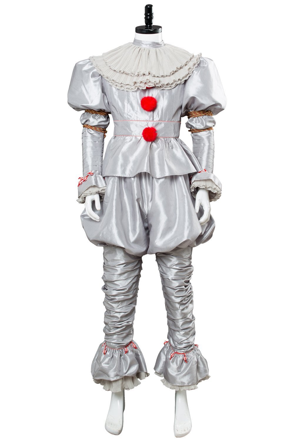 IT 2 Pennywise Clown Outfit Cosplay Costume Halloween Carnival Suit