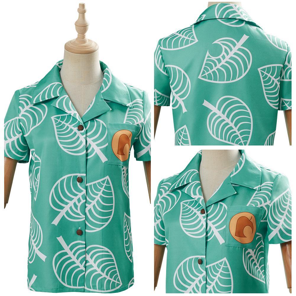 Animal Crossing Timmy & Tommy Top Shirt Cosplay Costume Coat Carnival Outfit Festival