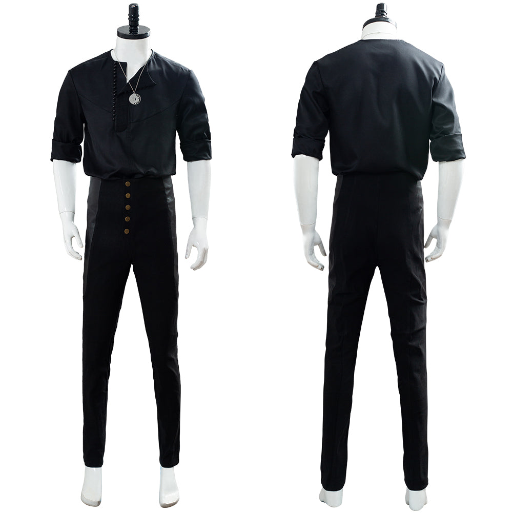 The Witcher Geralt of Rivia Cosplay Costume Halloween Carnival Suit