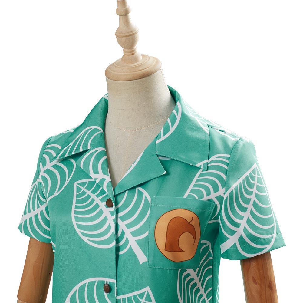 Animal Crossing Timmy & Tommy Top Shirt Cosplay Costume Coat Carnival Outfit Festival