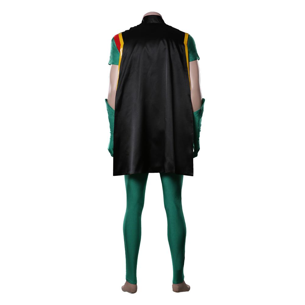 Teen Titans Robin Jumpsuit Outfits Cosplay Costume Halloween Carnival Suit