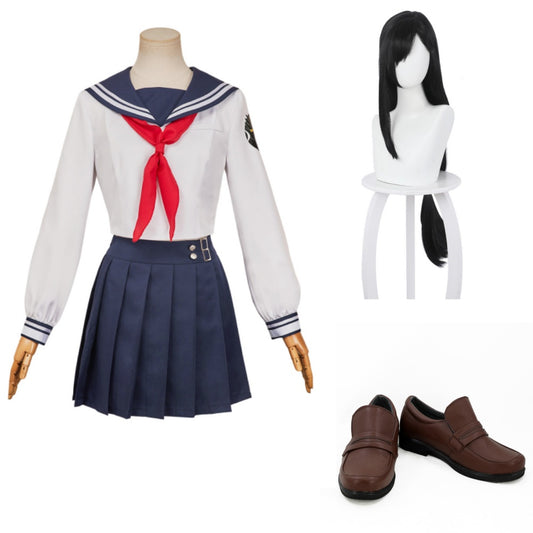 Final Fantasy VII Tifa Seventh High School Uniform JK Outfits Halloween Carnival Party Cosplay Costume