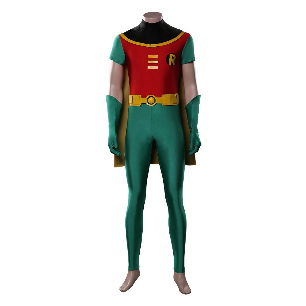 Teen Titans Robin Jumpsuit Outfits Cosplay Costume Halloween Carnival Suit