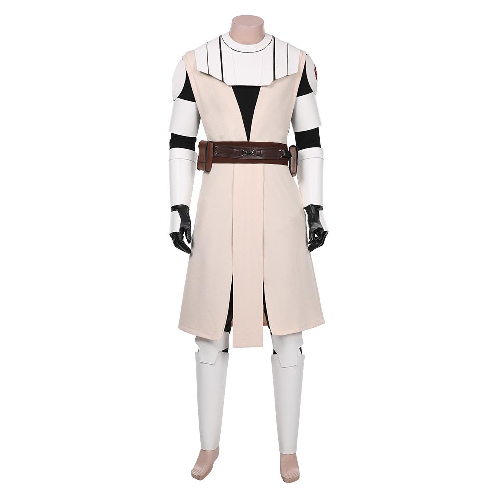 Obi-Wan Kenobi Coat Uniform Outfits Cosplay Costume Halloween Carnival Suit