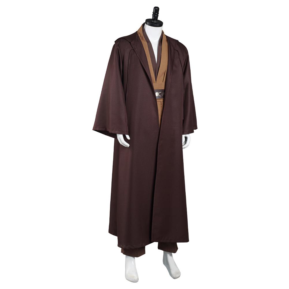 Obiwan Kenobi Jedi TUNIC Cosplay Costume Brown Version