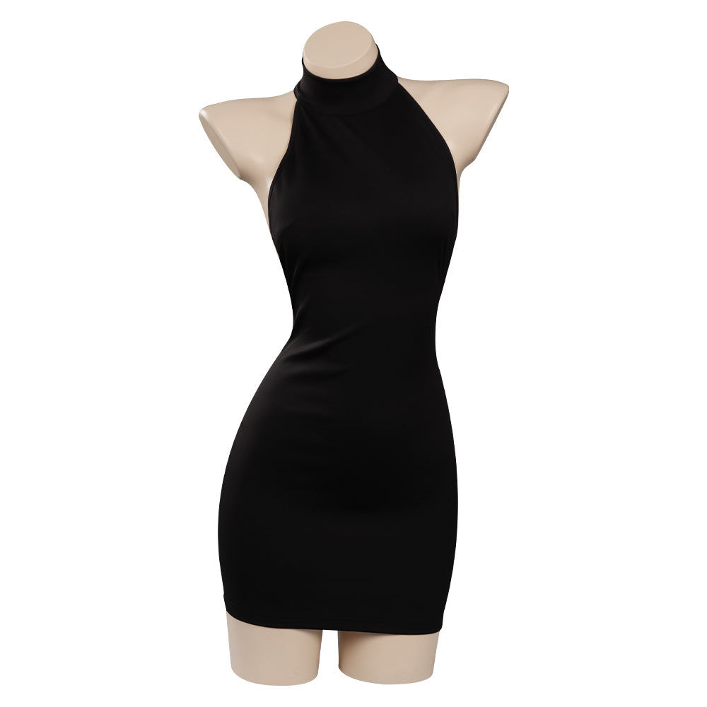 Vermeil in Gold - Vermeil Sexy Black Skirt Outfits Halloween Carnival Cosplay Costume
