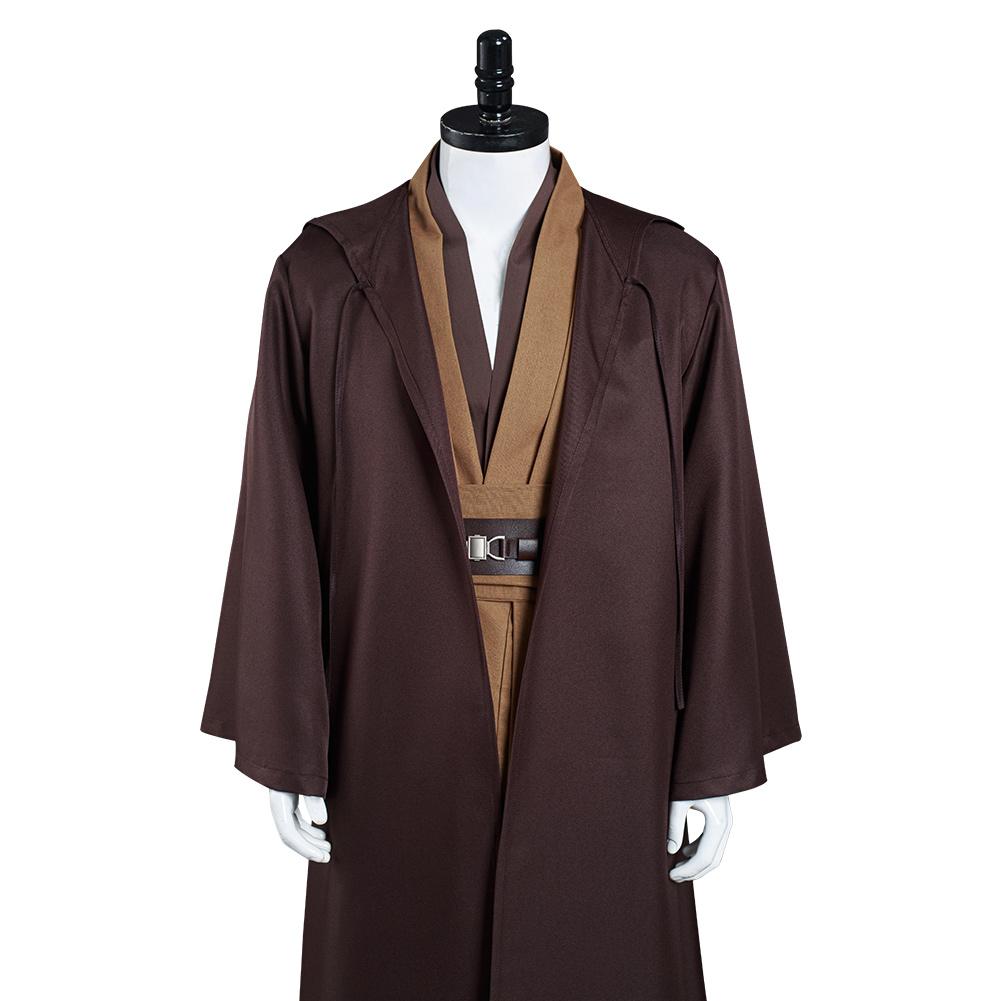 Obiwan Kenobi Jedi TUNIC Cosplay Costume Brown Version
