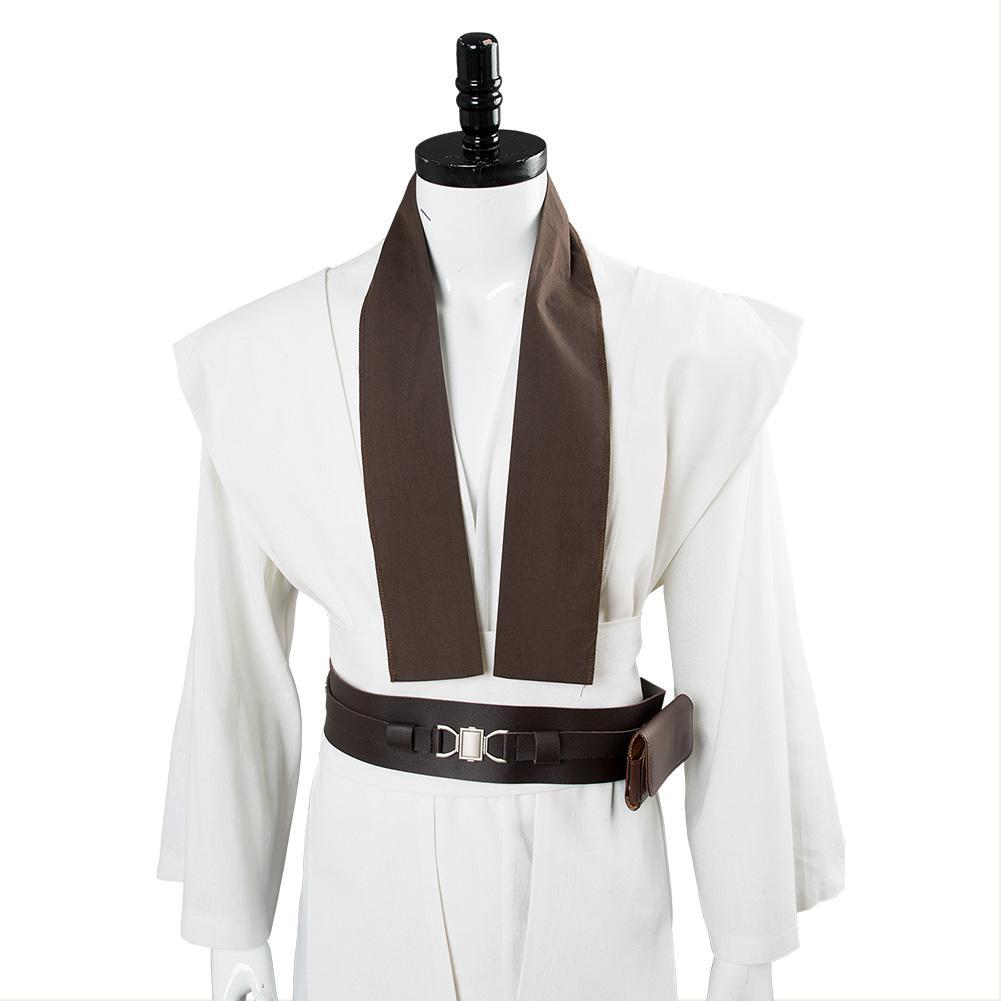 Jedi Knight Cosplay Costume White Version No Cloak Halloween Carnival Suit