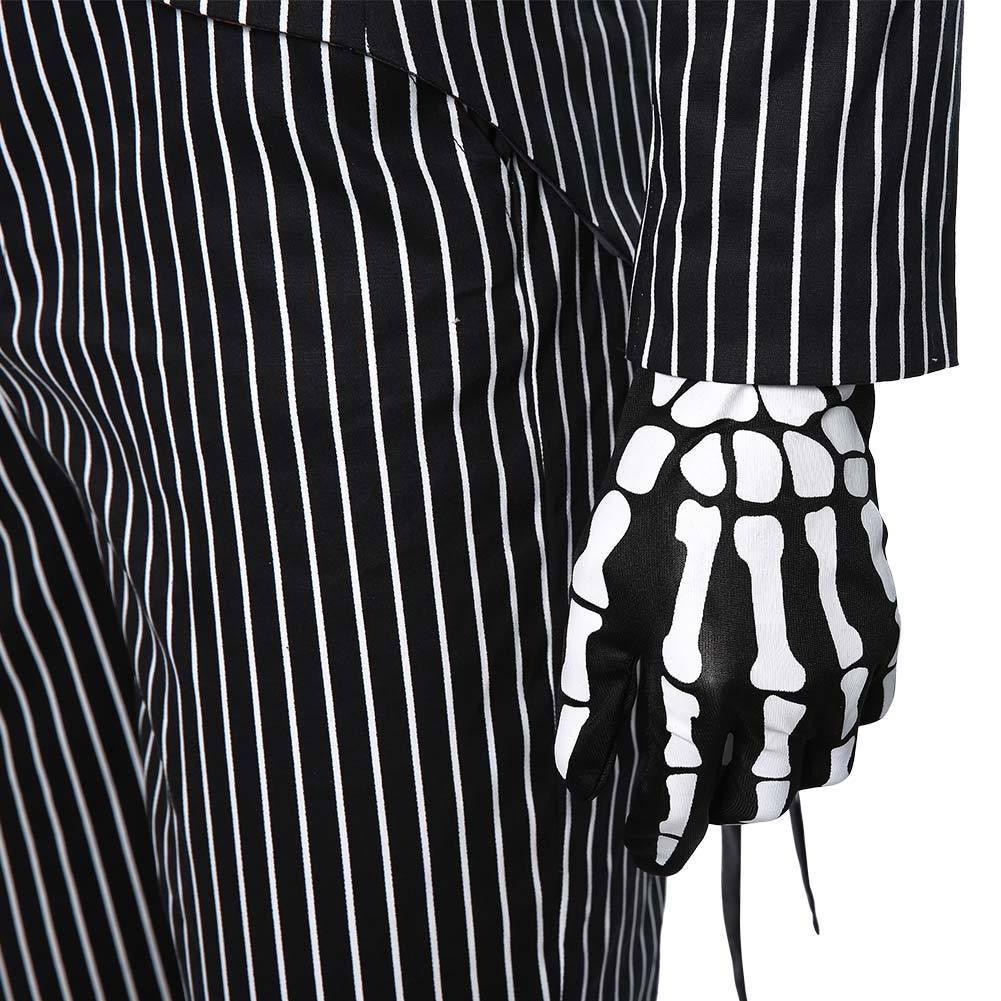 The Nightmare Before Christmas Jack Skellington Halloween Outfit Cosplay Costume
