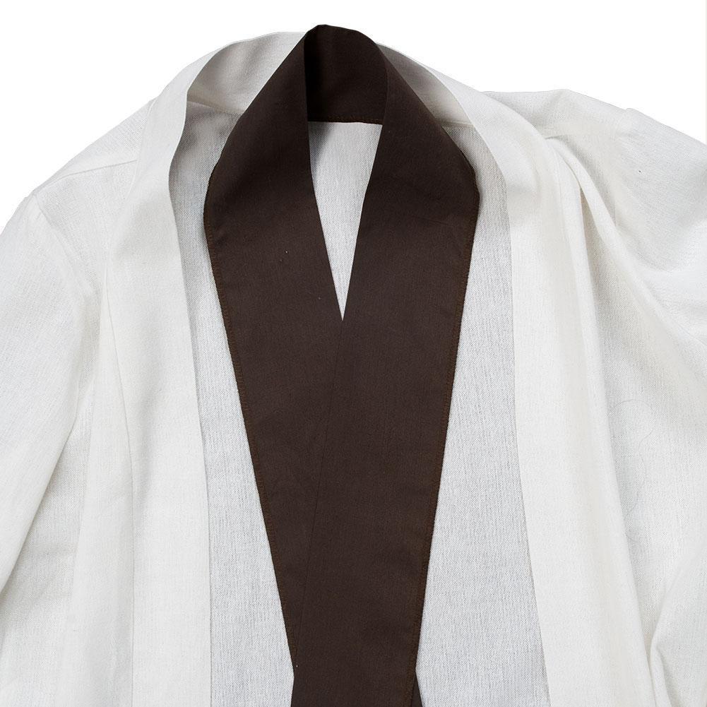 Jedi Knight Cosplay Costume White Version No Cloak Halloween Carnival Suit