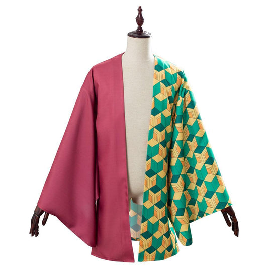 Demon Slayer: Kimetsu no Yaiba Tomioka Giyuu Kimono Cloak Outfits Halloween Carnival Suit Cosplay Costume
