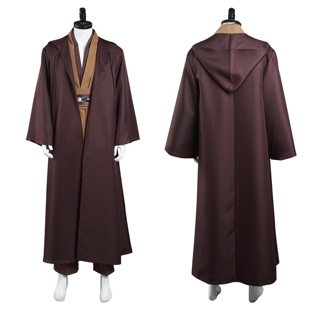 Obiwan Kenobi Jedi TUNIC Cosplay Costume Brown Version