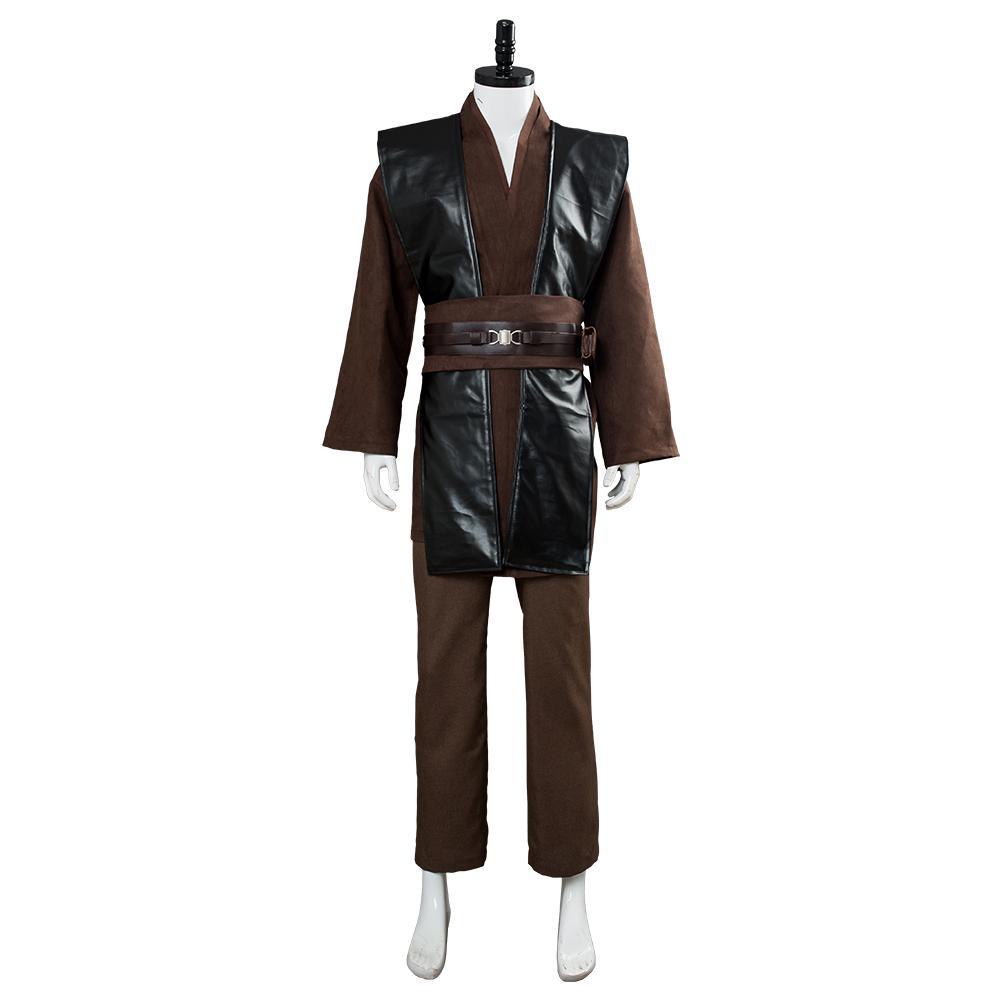 Anakin Skywalker Brown Outfits Whitout Cloak Halloween Carnival Suit Cosplay Costume