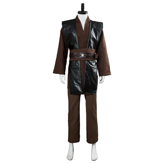 Anakin Skywalker Brown Outfits Whitout Cloak Halloween Carnival Suit Cosplay Costume