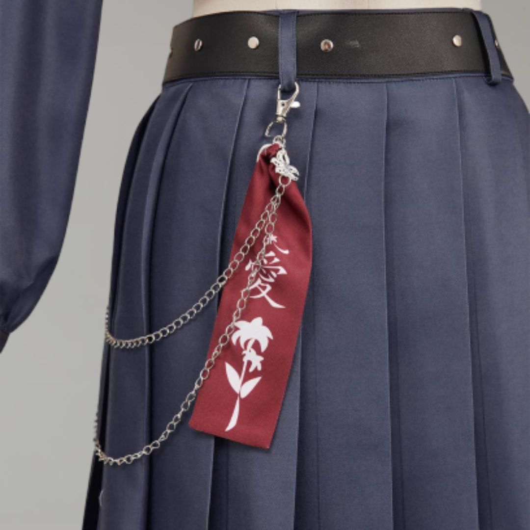 Final Fantasy VII Aerith Seventh High Team Cetra Uniform JK Outfits Halloween Carnival Party Cosplay Costume