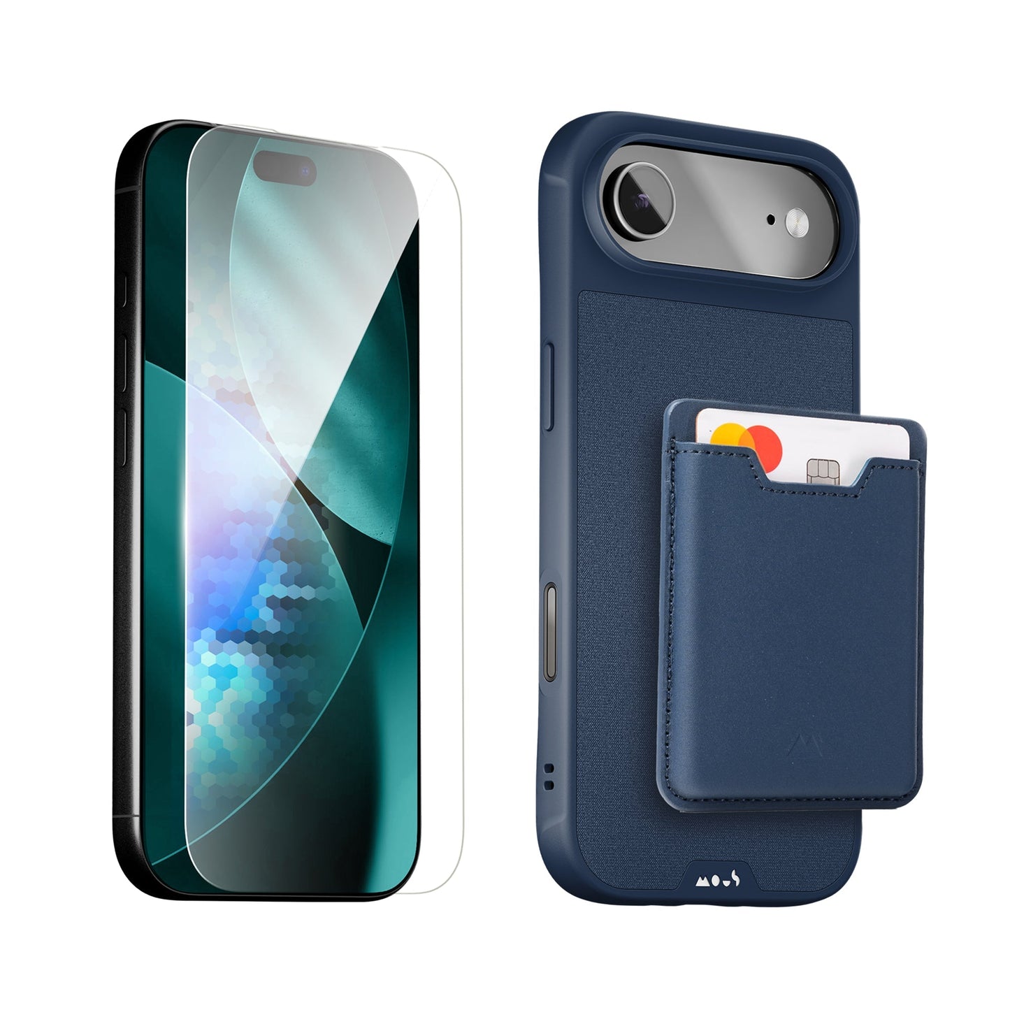 Marine Protective Case, Screen Protector and Card Wallet - iPhone Starter Kit