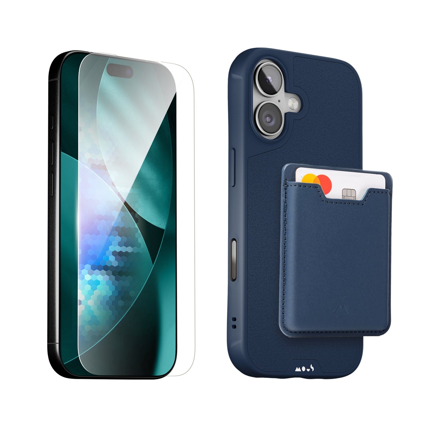 Marine Protective Case, Screen Protector and Card Wallet - iPhone Starter Kit