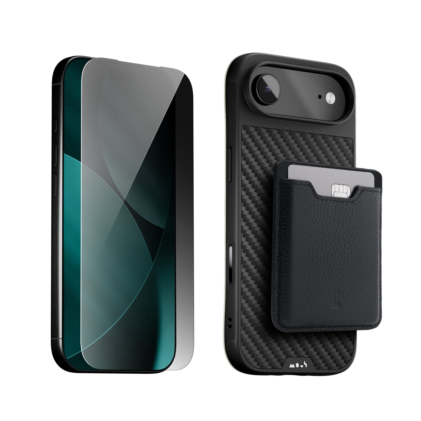 Aramid Fibre Protective Case, Screen Protector and Card Wallet - iPhone Starter Kit