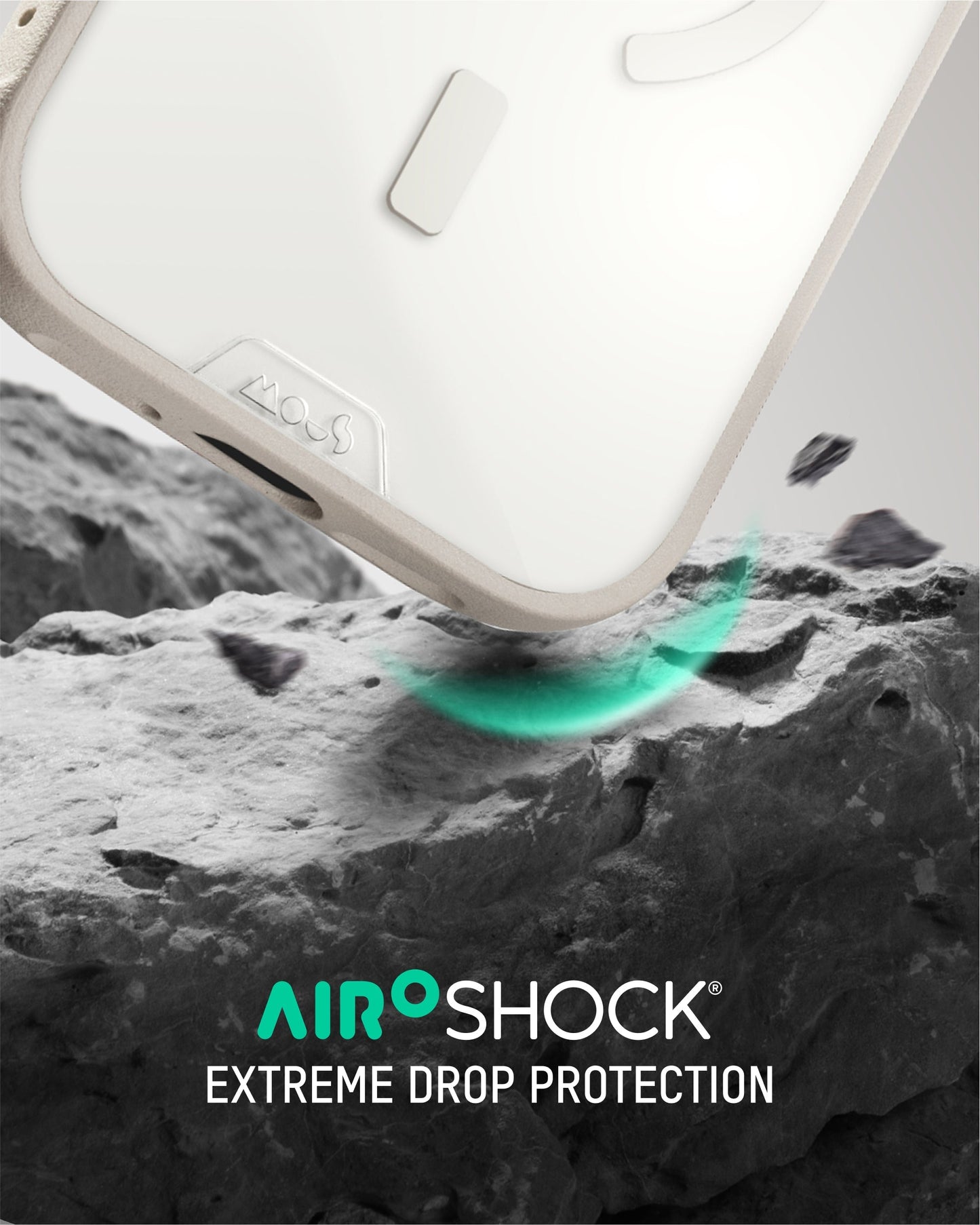 Protective Clear Phone Case Stone - Clarity MagSafe