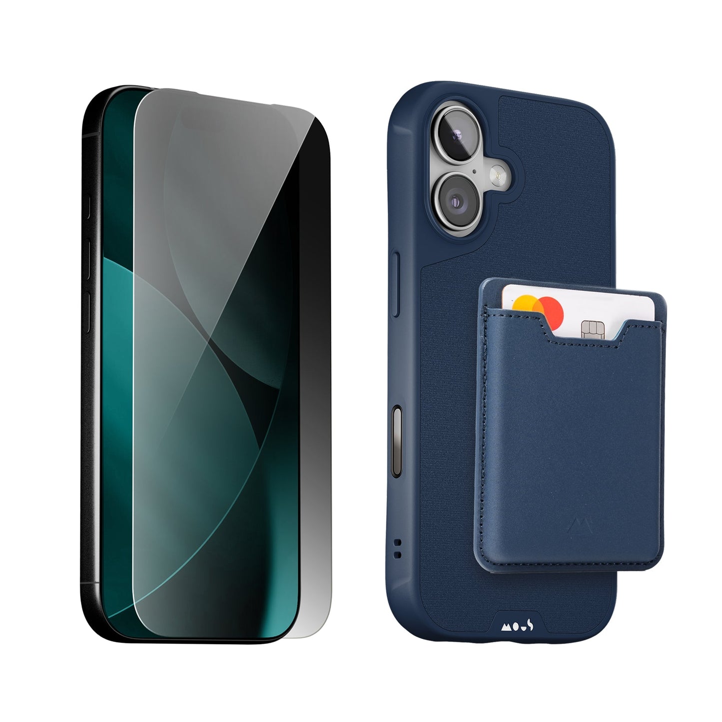 Marine Protective Case, Screen Protector and Card Wallet - iPhone Starter Kit