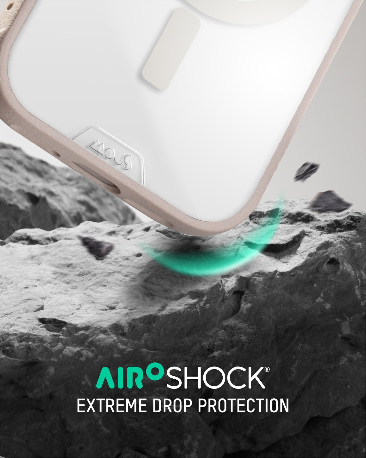 Protective Clear Phone Case Stone - Clarity MagSafe