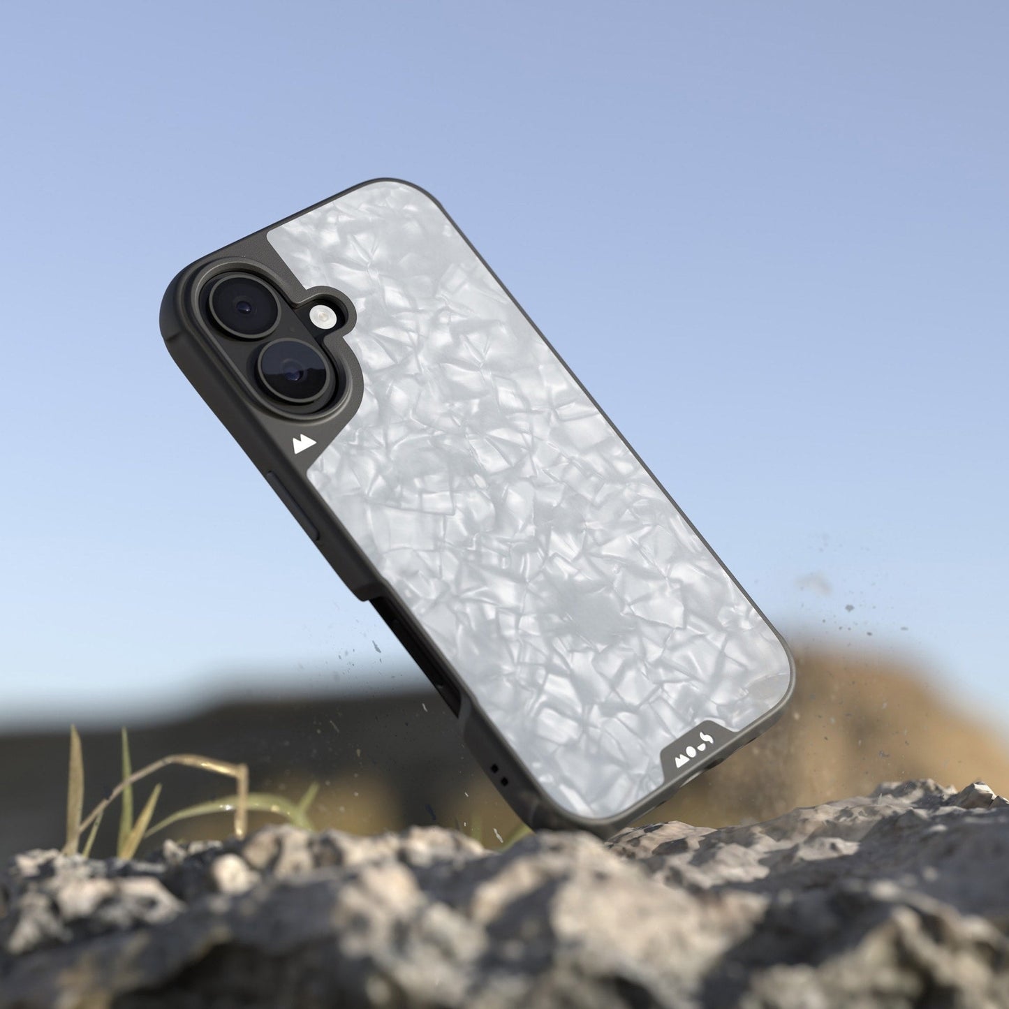 Silver Pearl Protective Phone Case - Limitless