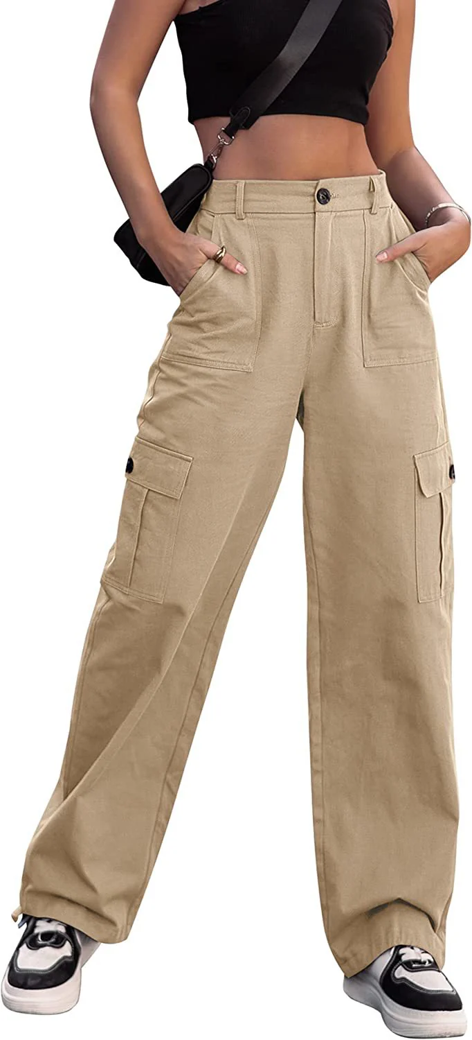 New Summer Casual Pants For Women Buttons